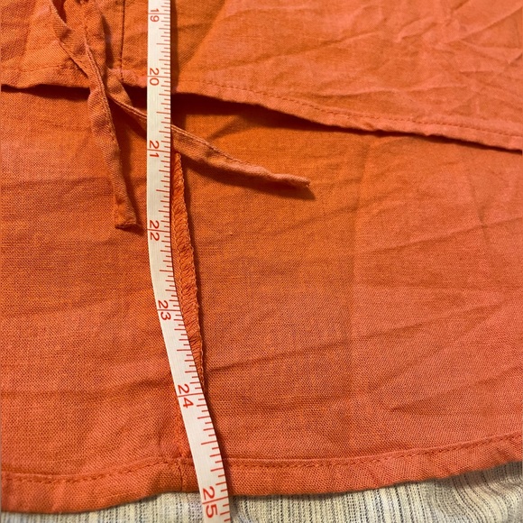 A new day light orange oversized flowy top sz M - Picture 9 of 9